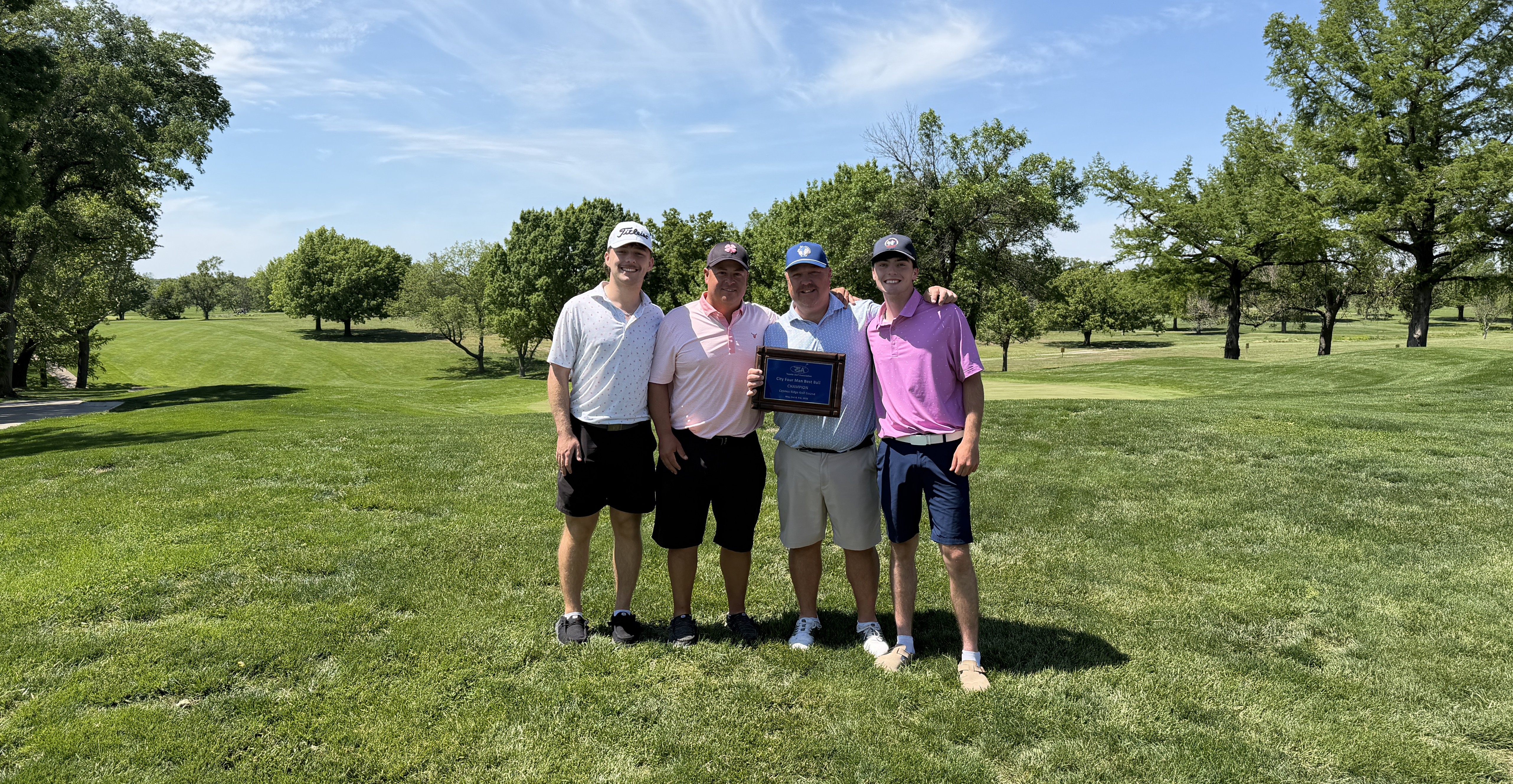 4-Man Champions Jason Buessing, Jayson Duncan, Tyler Duncan, Lane Workman